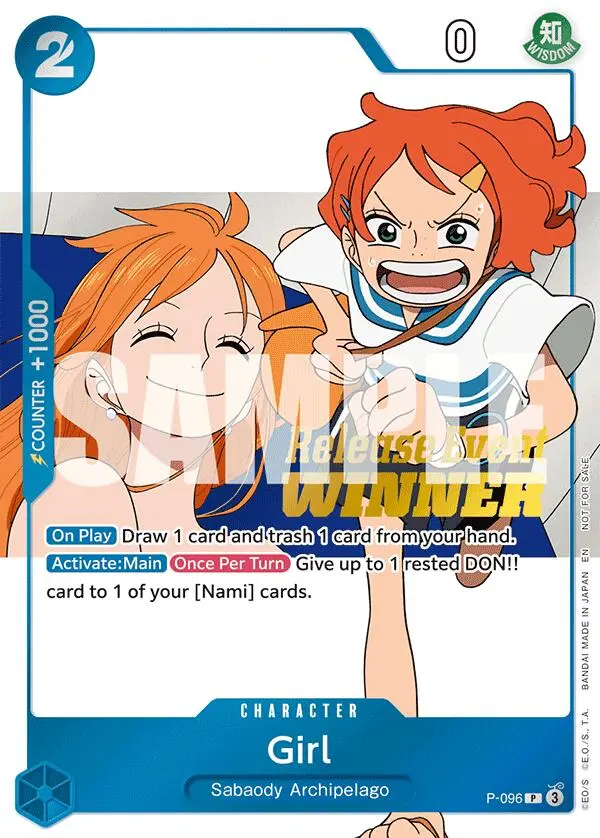 Girl (Op14 Release Event Winner) [One Piece Promotion Cards] 1