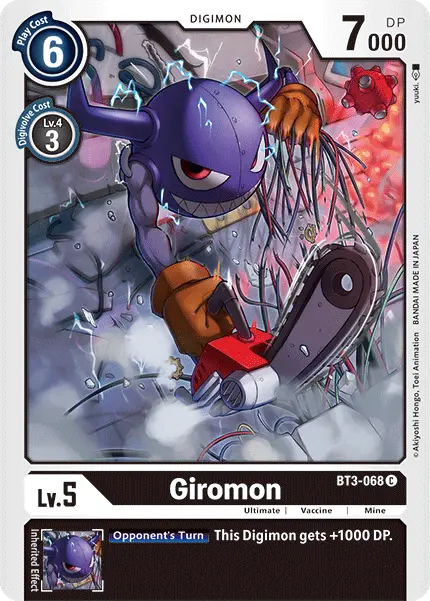 Giromon [Bt3-068] [Release Special Booster Ver.1.5] 1