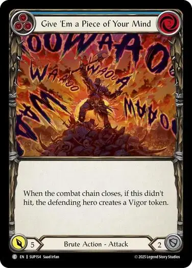 Give 'Em A Piece Of Your Mind (Blue) [Sup154] (Super Slam) 1