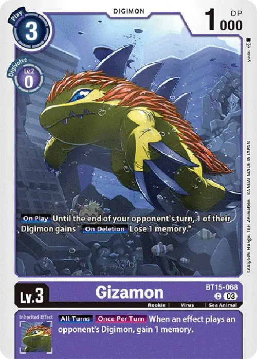 Gizamon [Bt15-068] [Exceed Apocalypse] 1