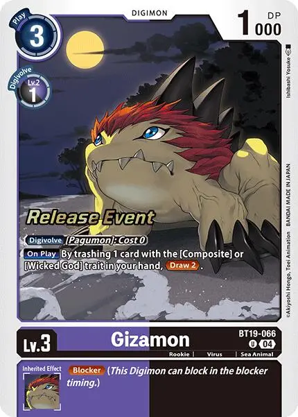 Gizamon [Bt19-066] [Release Special Booster Ver.2.0 Promos] 1