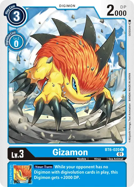 Gizamon [Bt6-020] [Double Diamond] 1