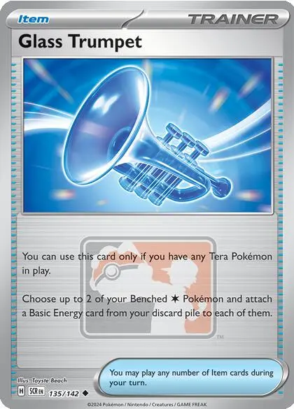 Glass Trumpet (135/142) [League & Championship Cards] 1