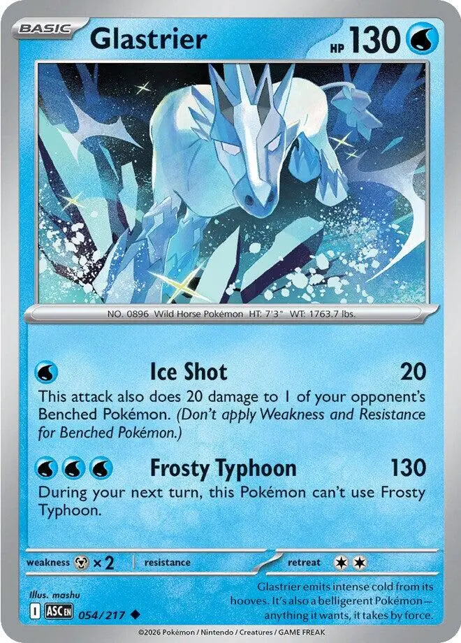 Glastrier (054/217) [Mega Evolution: Ascended Heroes] 1