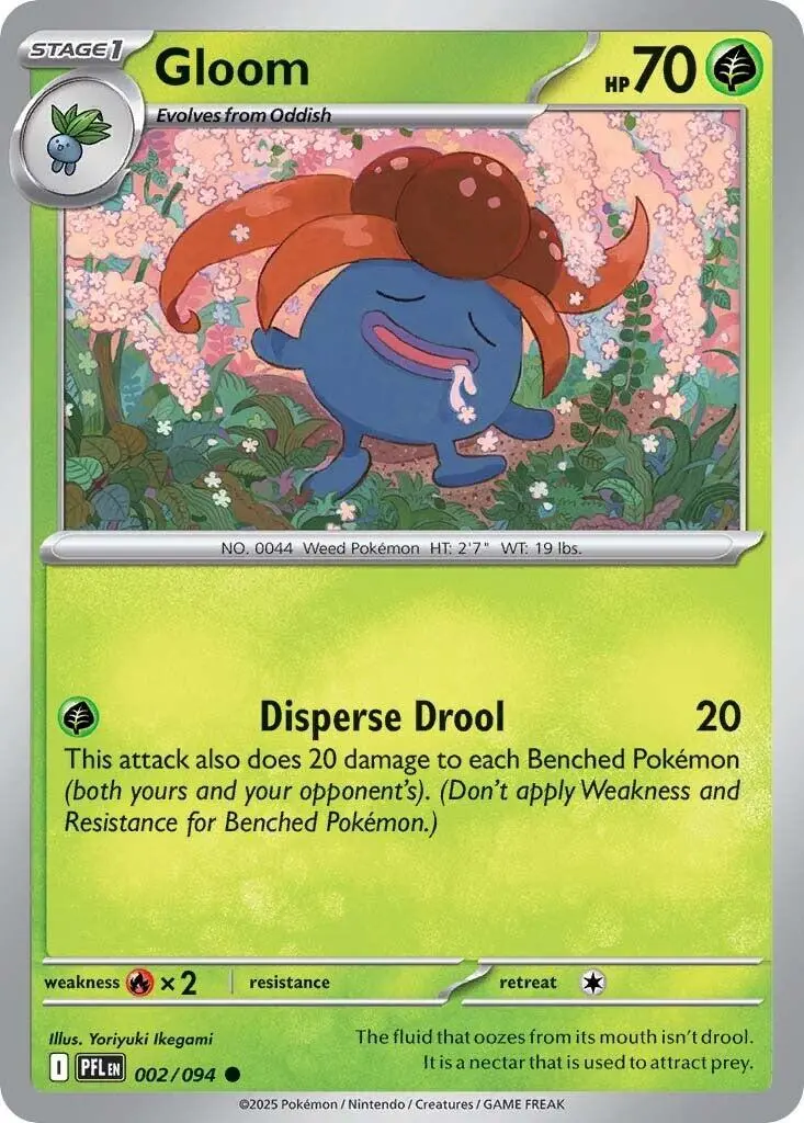 Gloom (002/094) [Mega Evolution: Phantasmal Flames] 1