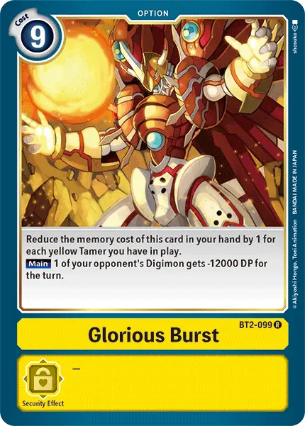 Glorious Burst [Bt2-099] [Release Special Booster Ver.1.5] 1