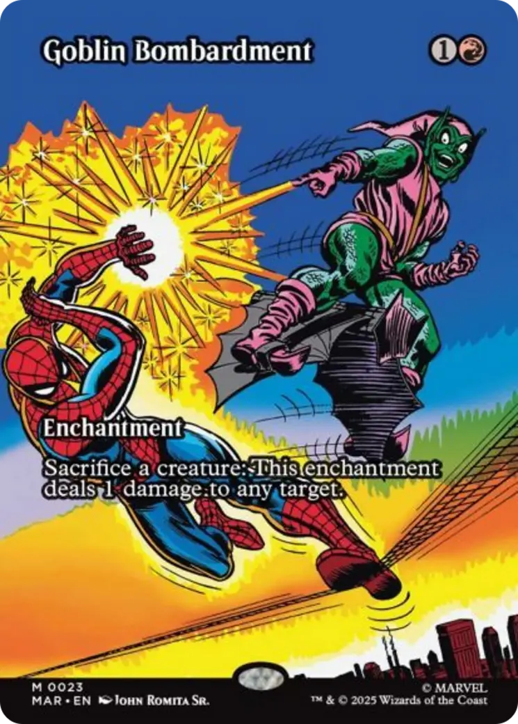 Goblin Bombardment (Borderless) [Marvel Universe: Eternal-Legal] 1