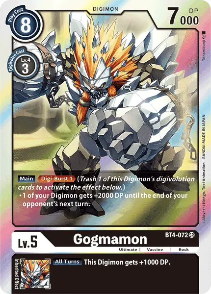 Gogmamon [Bt4-072] [Great Legend] 1