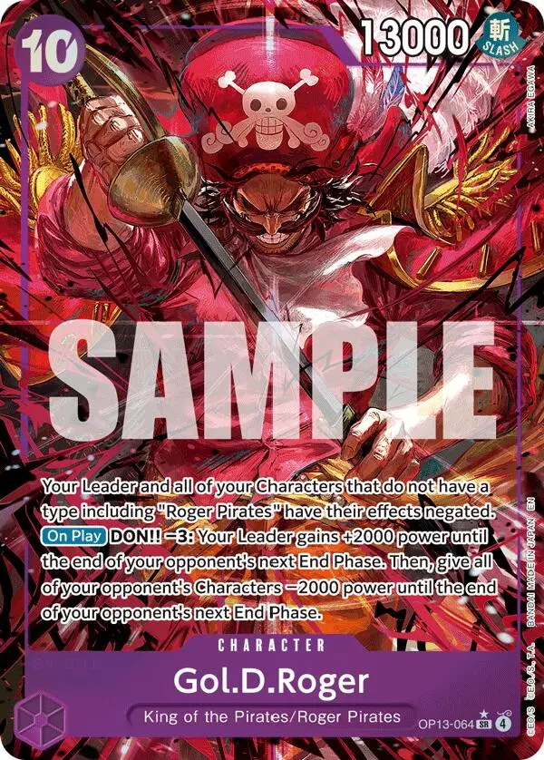 Gol.D.Roger (Alternate Art) [Carrying On His Will] 1