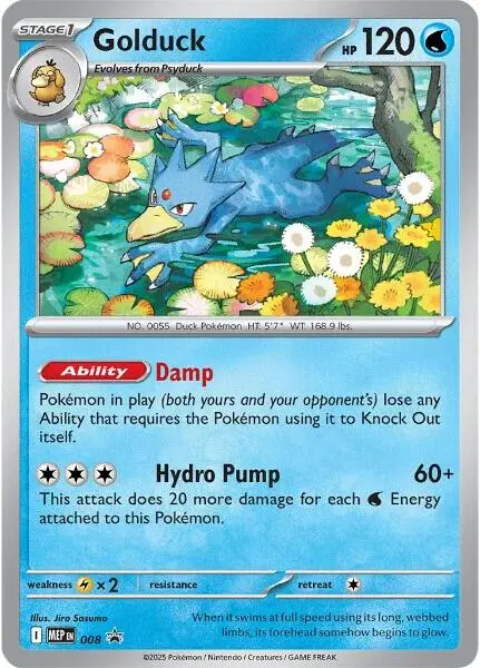 Golduck (008) [Mega Evolution Promo] 1