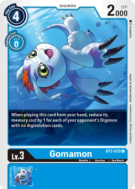 Gomamon [Bt2-023] [Release Special Booster Ver.1.5] 1
