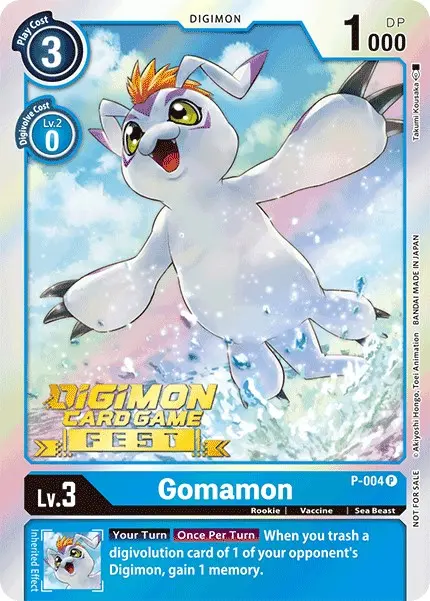 Gomamon [P-004] (Digimon Card Game Fest 2022) [Promotional Cards] 1