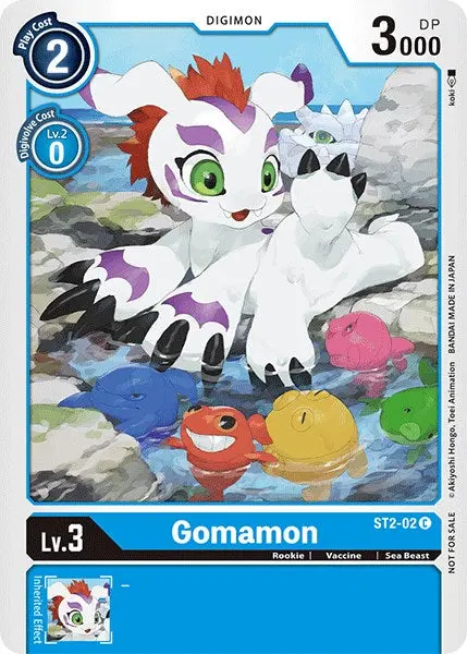Gomamon [St2-02] (Official Tournament Pack Vol.3) [Starter Deck: Cocytus Blue Promos] 1