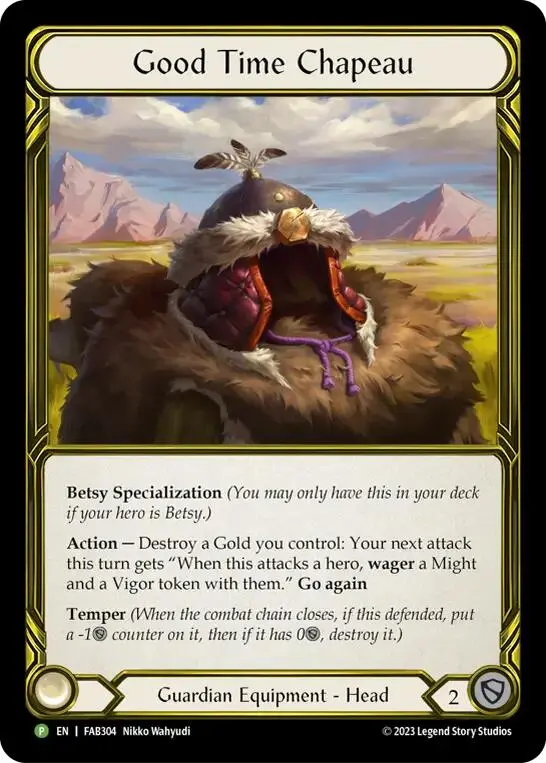 Good Time Chapeau (Golden) [Fab304] (Promo)  Cold Foil 1
