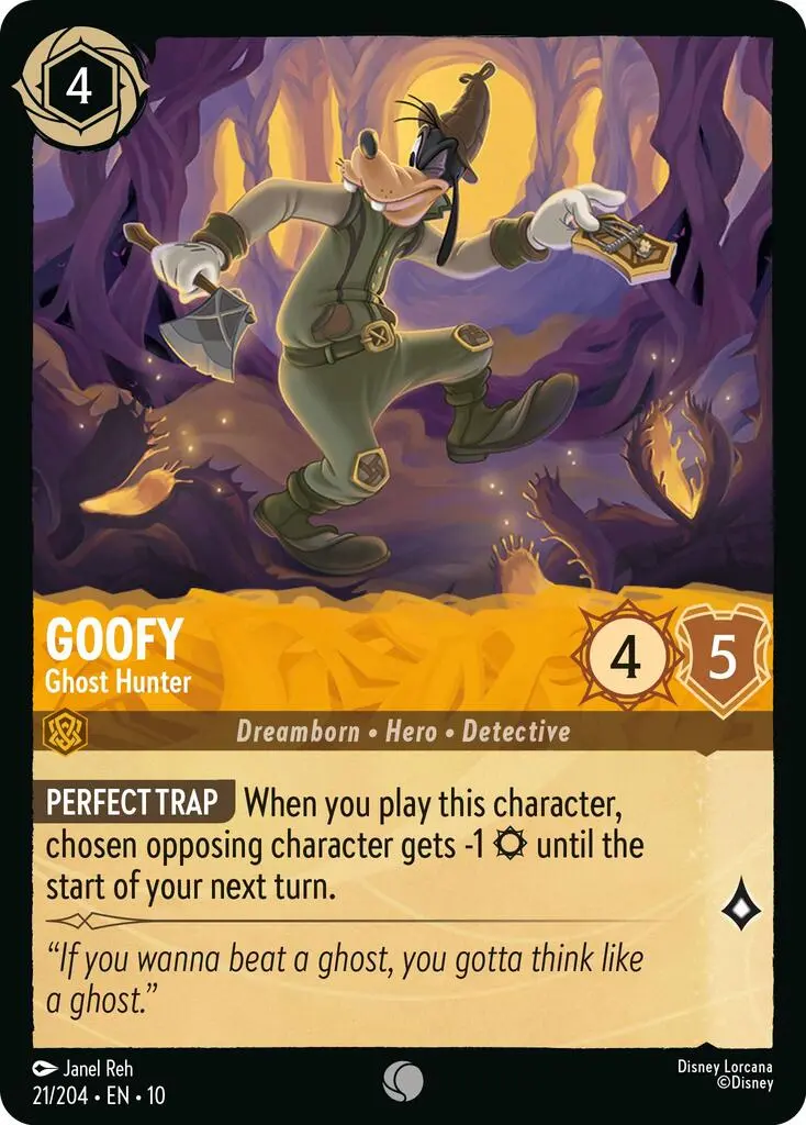 Goofy - Ghost Hunter (21/204) [Whispers In The Well] 1