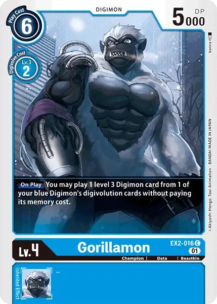 Gorillamon [Ex2-016] [Digital Hazard] 1