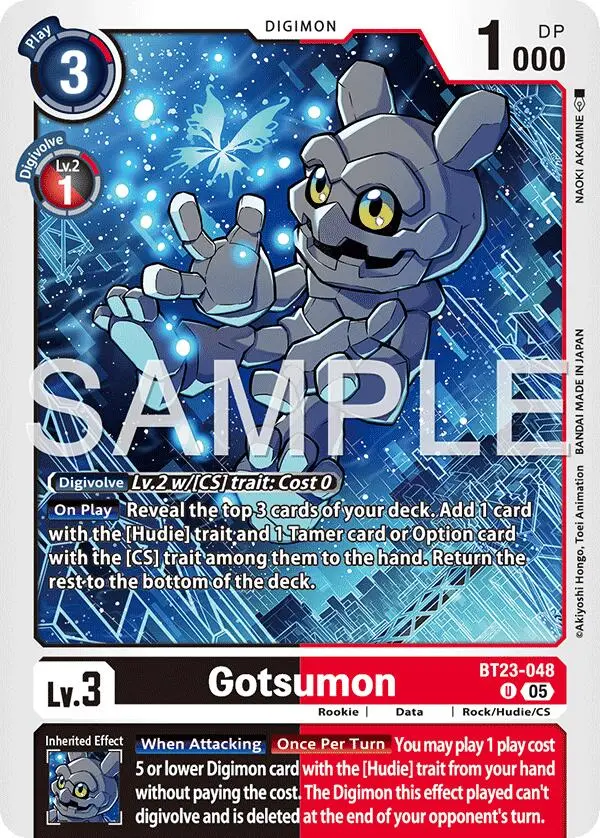 Gotsumon [Bt23-048] [Hackers' Slumber] 1
