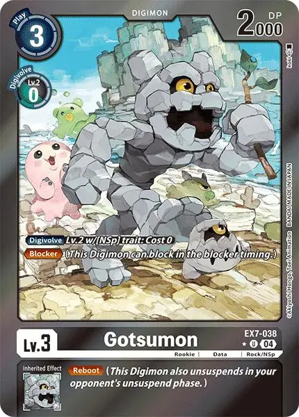 Gotsumon [Ex7-038] (Foil) [Digimon Liberator] 1
