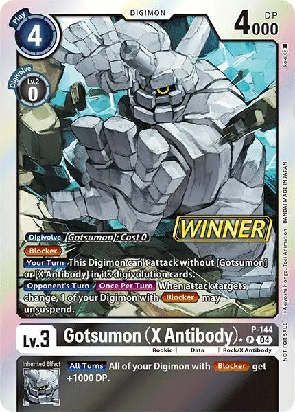 Gotsumon (X Antibody) [P-144] (Store Tournament 2024 Jul. – Sep. Winner Pack) [Promotional Cards] 1