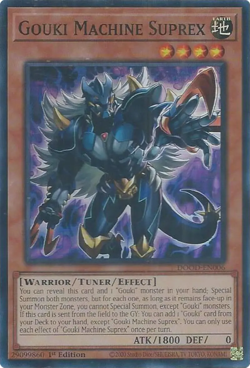 Gouki Machine Suprex [Dood-En006] Super Rare 1