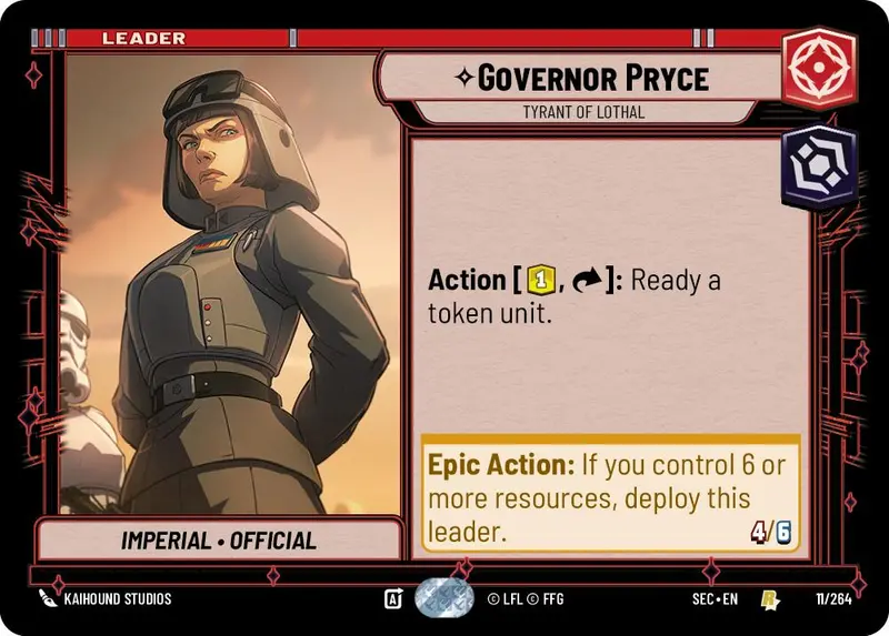 Governor Pryce - Tyrant Of Lothal (11/264) (11/264) [Secrets Of Power] 1