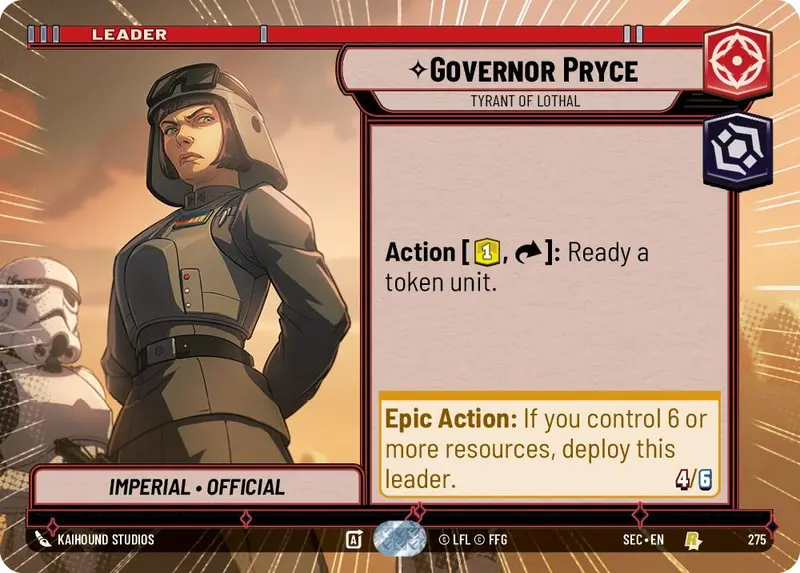 Governor Pryce - Tyrant Of Lothal (Hyperspace) (275) (275) [Secrets Of Power] 1