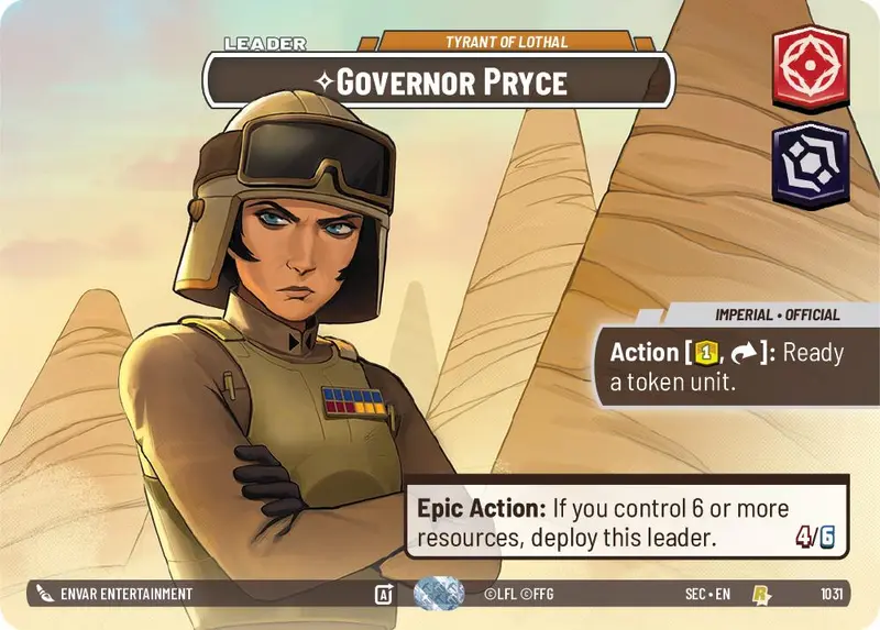 Governor Pryce - Tyrant Of Lothal (Showcase) (1031) (1031) [Secrets Of Power] 1