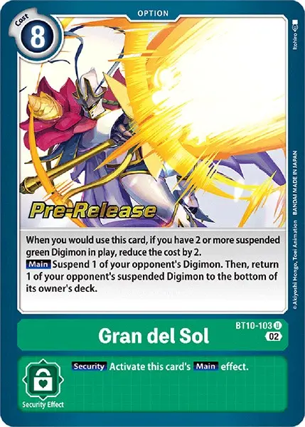 Gran Del Sol [Bt10-103] [Xros Encounter Pre-Release Cards] 1
