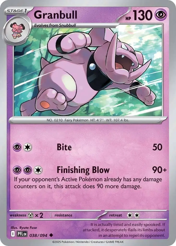 Granbull (038/094) [Mega Evolution: Phantasmal Flames] 1