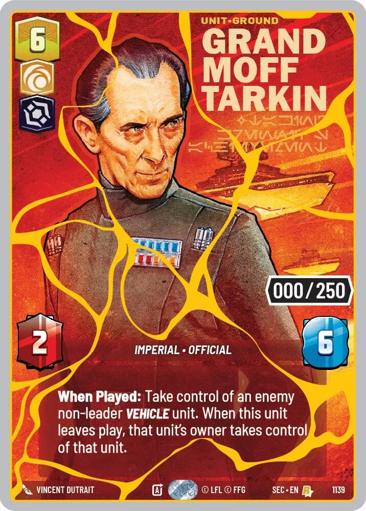 Grand Moff Tarkin - Taking Krennic's Achievement (1139) (Serialized) (Gold) (1139) [Secrets Of Power] 1