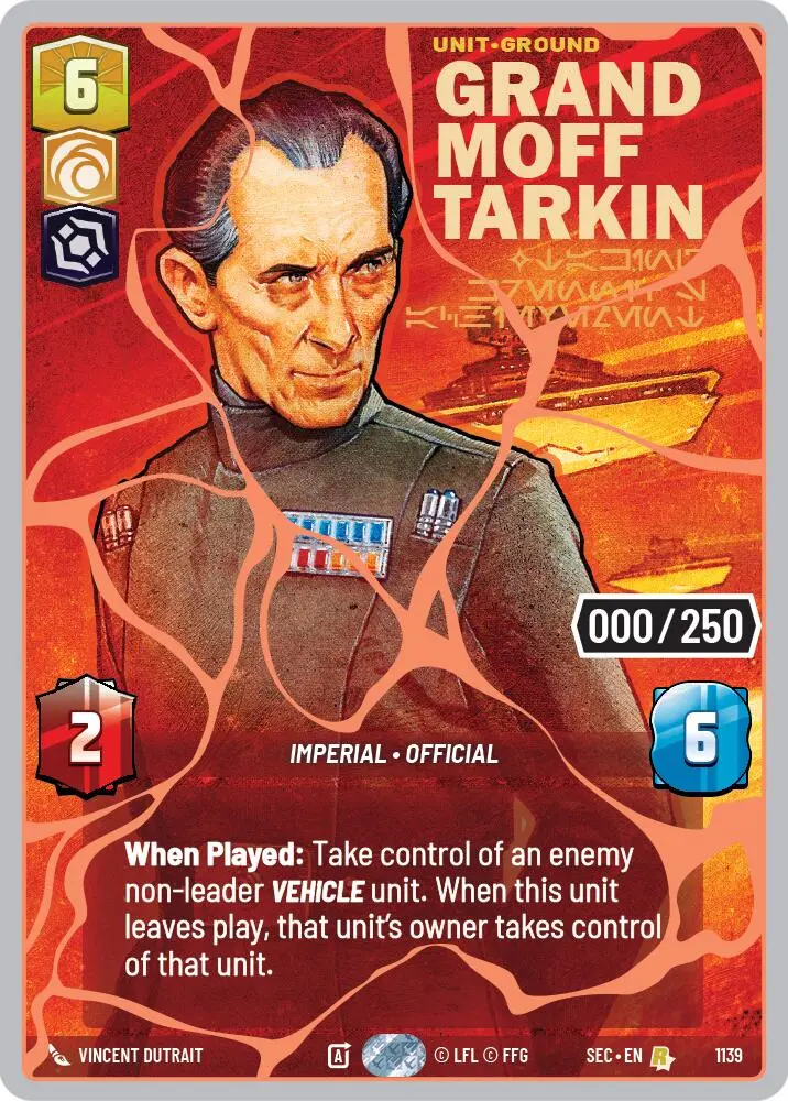 Grand Moff Tarkin - Taking Krennic's Achievement (1139) (Serialized) (Rose Gold) (1139) [Secrets Of Power] 1