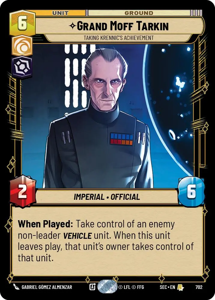 Grand Moff Tarkin - Taking Krennic's Achievement (Foil) (702) (702) [Secrets Of Power] 1