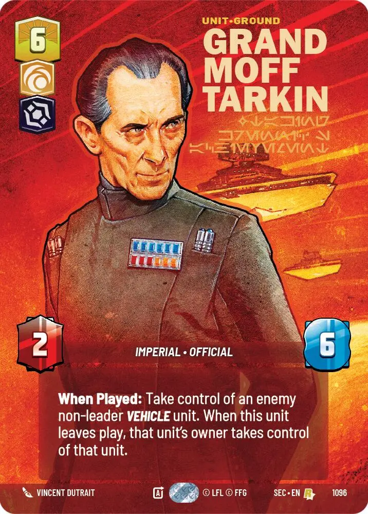 Grand Moff Tarkin - Taking Krennic's Achievement (Prestige Foil) (1096) (1096) [Secrets Of Power] 1