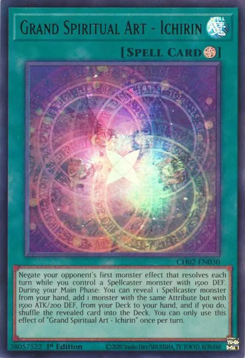 Grand Spiritual Art - Ichirin [Ch02-En030] Ultra Rare 1