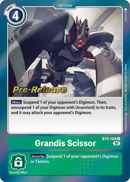 Grandis Scissor [Bt9-100] [X Record Pre-Release Promos] 1