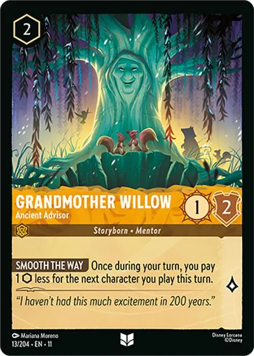 Grandmother Willow - Ancient Advisor (13/204) [Winterspell] 1
