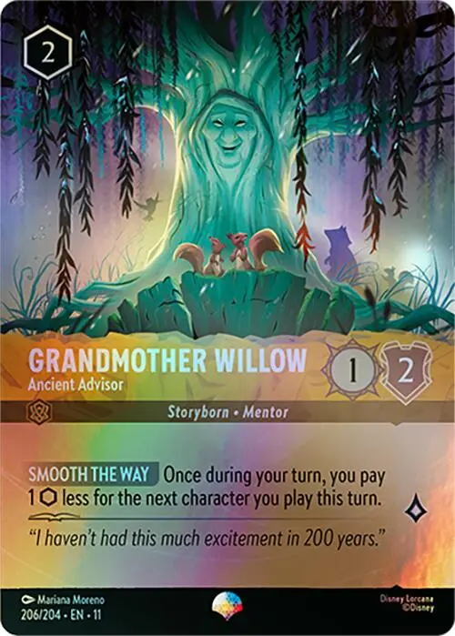 Grandmother Willow - Ancient Advisor (Epic) (206/204) [Winterspell] 1