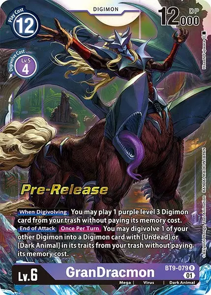 Grandracmon [Bt9-079] [X Record Pre-Release Promos] 1