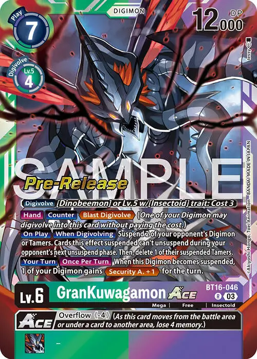 Grankuwagamon Ace [Bt16-046] [Beginning Observer Pre-Release Promos] 1