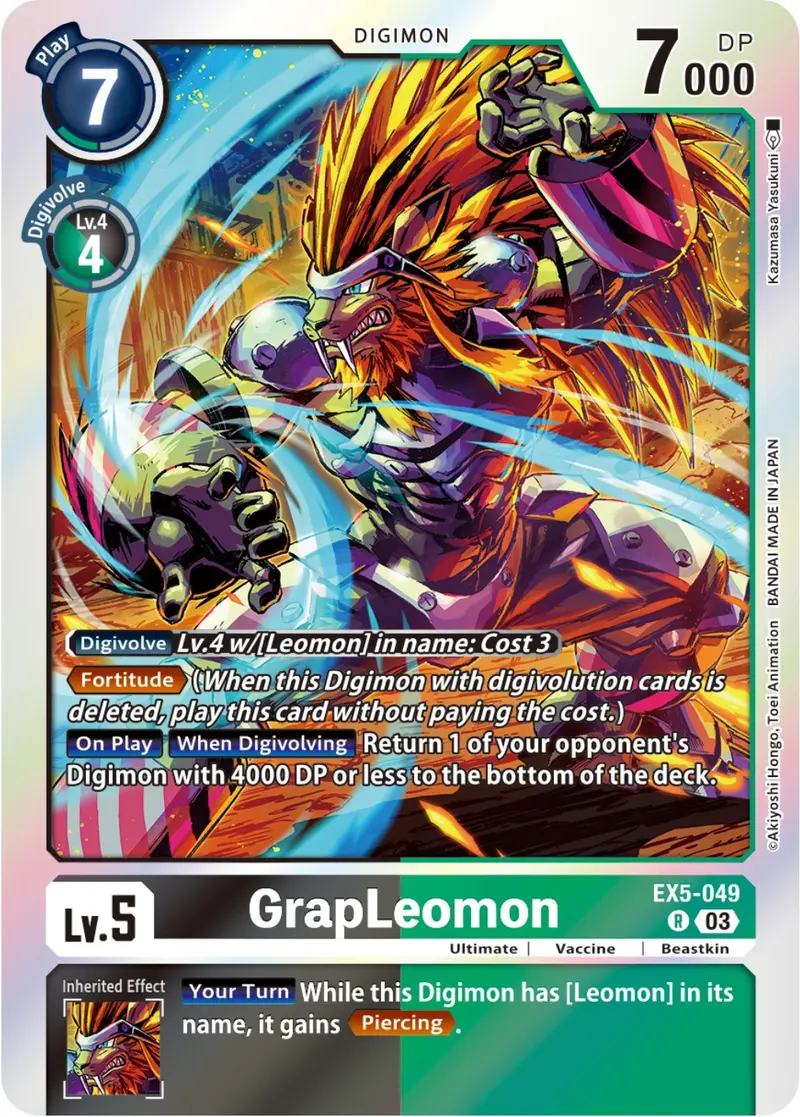Grapleomon [Ex5-049] [Animal Colosseum] 1