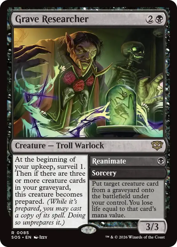 Grave Researcher [Secrets Of Strixhaven] 1