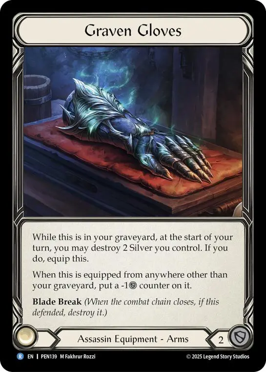 Graven Gloves [Pen139] (Compendium Of Rathe) 1