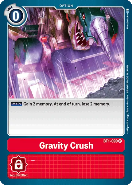Gravity Crush [Bt1-090] [Release Special Booster Ver.1.0] 1