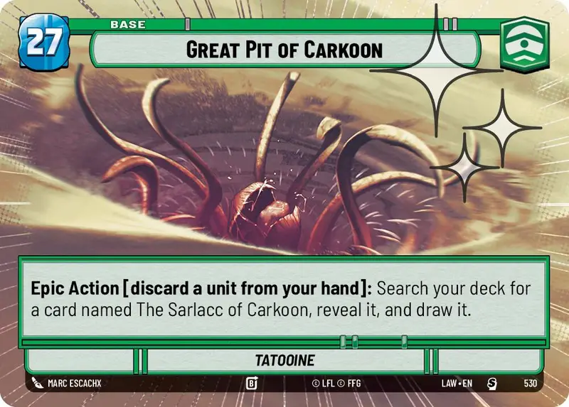 Great Pit Of Carkoon (530) (Hyperspace Foil) (530) [A Lawless Time] 1