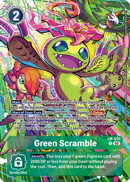 Green Scramble [Lm-030] (Alternate Art) [Starter Deck: Hero Of Hope] 1