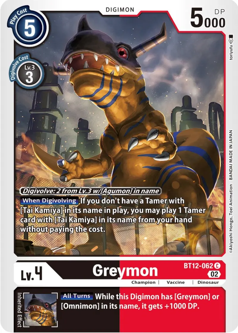 Greymon [Bt12-062] [Across Time] 1