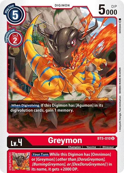 Greymon [Bt5-010] [Battle Of Omni] 1