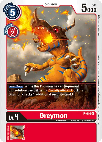 Greymon [P-010] [Promotional Cards] 1