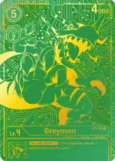 Greymon [St1-07] (2021 Championship Finals Top 16) [Starter Deck: Gaia Red Promos] 1