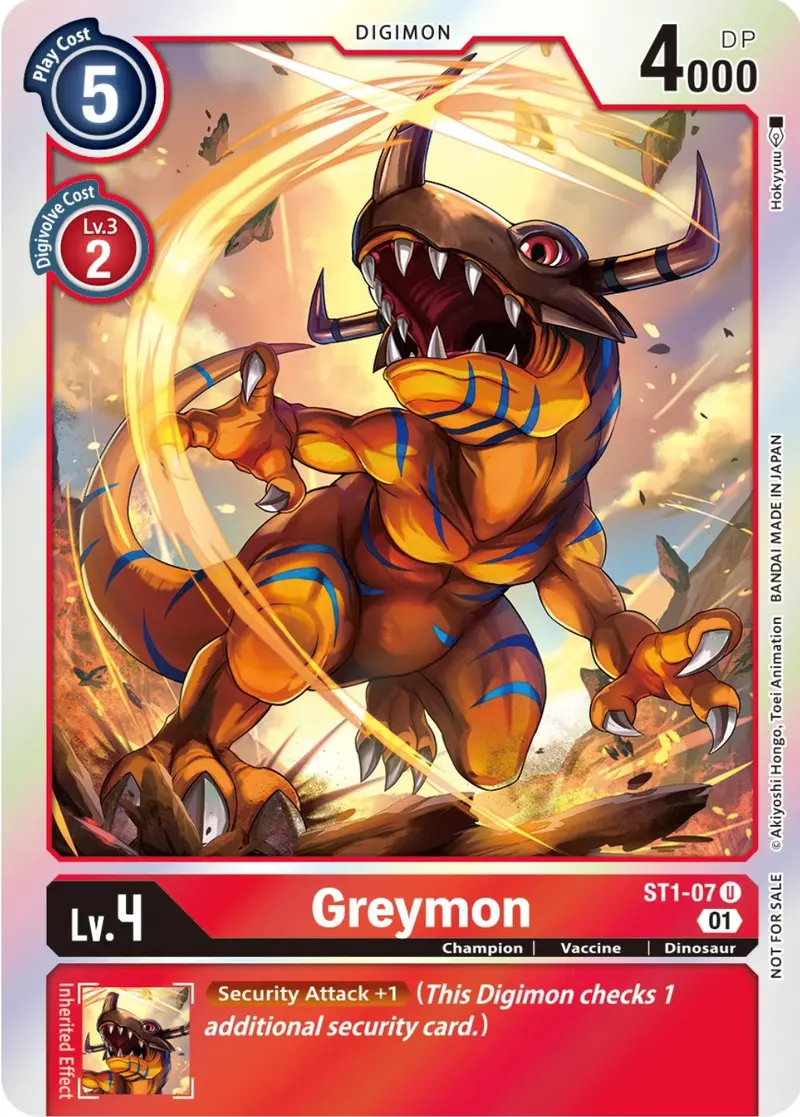 Greymon [St1-07] (St-11 Special Entry Pack) [Starter Deck: Gaia Red Promos] 1